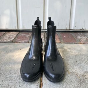 Jeffrey Campbell Short Gloss Rain Boots